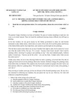 thi chuyên Anh lớp 10, Long An (With key)