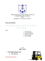 an toàn kỹ thuật trong sử dụng xe nâng hàng