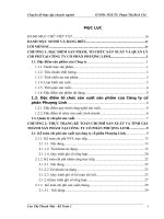 Kế toán chi phí sản xuất và tính giá trình sản phẩm tại Công ty Cổ Phần phượng Linh