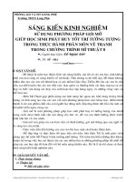 SKKN SỬ DỤNG PHƯƠNG PHÁP GỢI MỞ giúp phát triển trú tưởng tượng trong phân môn vẽ tranh