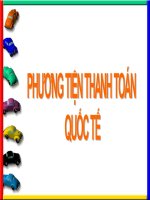 Bài giảng hối phiếu chi tiết