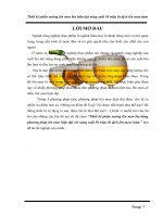 Thiết kế phân xưởng lên men bia hiện đại năng suất 50 triệu lít dịch lên men/năm