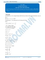 Bài tập Theo Chuyên đề Hàm Số Mũ  Logarit 2015_ Có đáp án