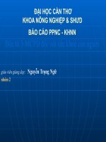 Độc tố 3-MCPD đối với sức khoẻ con người