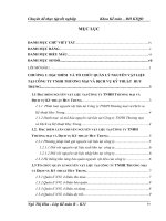 Hoàn thiện công tác kế toán nguyên vật liệu tại Công ty Cổ phần sản xuất thương mại dịch vụ kỹ thuật nhiệt lạnh tự động hóa Hà Nội