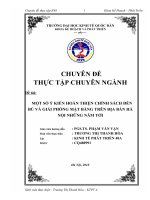 Một số ý kiến hoàn thiện chính sách đền bù và giải phóng mặt bằng trên địa bàn Hà Nội những năm tới