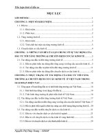 Tác động của đầu tư với phát triển và chuyển dịch cơ cấu kinh tế của các quốc gia. Liên hệ với thực tế Việt Nam