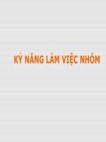 Kỹ năng làm việc nhóm