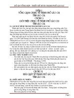 Thuyết minh đồ án tổng hợp thiết kế hệ thống cấp nước tỉnh Lào Cai