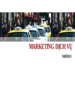 MARKETING DỊCH VỤ