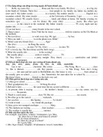 thi HSG tiếng Anh lớp 7