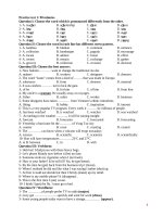 Bộ đề ôn thi HSG tiếng Anh lớp 8