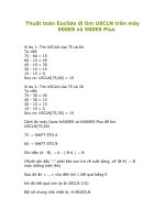 Thuật toán Euclide tìm UCLN trên 500ES va 500ES Plus - Giải toán trên máy tính cầm tay CASIO