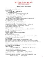 ôn thi HKI tiếng anh lớp 8 (ngữ pháp, bài tập)