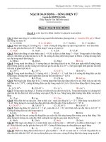 Chuyên đề DAO ĐỘNG ĐIỆN TỪ có phân dạng và đáp án