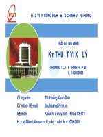 Bài giảng Kỹ thuật Vi xử lý chương 3 hợp ngữ với 8086 - 8088