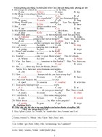 Ôn thi HSG tiếng Anh lớp 6