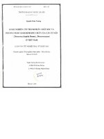 Sơ bộ nghiên cứu thành phần chất độc và phương pháp giám định độc chất của cây củ nần (dioscorea hispida dennst , dioscoreaceae) ở việt nam