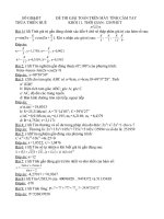 Đề thi MTBT K11 (Hue) - Giải toán trên máy tính cầm tay CASIO