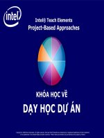 Module 4 - Tài liệu tập huấn dạy học dự án Intel