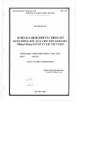 Sơ bộ xác định một vài thông số dược động học của viên nén vigentin 500 mg  125mg sản xuất tại việt nam