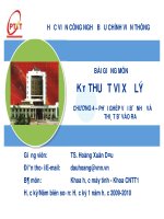 Bài giảng Kỹ thuật Vi xử lý chương 4 phối ghép với bộ nhớ và thiết bị vào ra