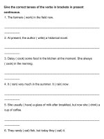 ôn thi HK II lớp 6 (Phần 1)