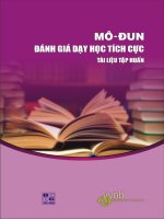 Tài liệu tập huấn Đánh giá dạy học tích cực