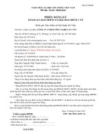 PHIẾU ĐK THAM GIA BHXH, BHYT