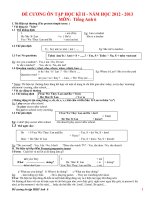 thi HKII tiếng Anh lớp 6 (Lý thuyết + Bài tập)