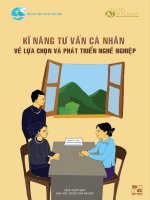 Tài liệu Kĩ năng tư vấn cá nhân về lựa chọn và phát triển nghề nghiệp