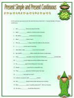 Thì hiện tại tiếp diễn lớp 6