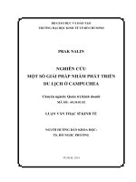 NGHIÊN CỨU MỘT SỐ GIẢI PHÁP NHẰM PHÁT TRIỂN DU LỊCH Ở CAMPUCHIA.PDF