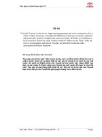 Tiểu luận Môn Quản Trị Kinh Doanh Quốc Tế  Công ty TOYOTA