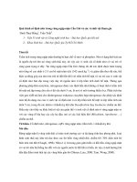 Quá trình cố định nitơ trong rừng ngập mặn Cần Giờ và các vi sinh vật tham gia