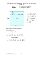 BÀI GIẢNG PLAXIS 8.2 ĐH BÁCH KHOA TP HCM
