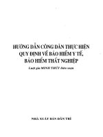 Hướng dẫn công dân thực hiện quy định về bảo hiểm y tế, bảo hiểm thất nghiệp