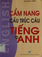 Cẩm nang cấu trúc câu tiếng Anh