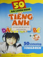 50 bài luyện nghe Tiếng Anh