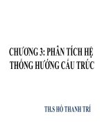 CHƯƠNG 3 PHÂN TÍCH HỆ THỐNG HƯỚNG CẤU TRÚC