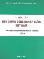 Tuyển tập tiêu chuẩn công nghiệp rừng Việt Nam-Tập 1