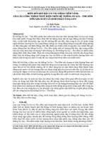 Biến đổi khí hậu và tác động tiềm tàng của các công trình thuỷ điện trên hệ thống Vu Gia – Thu Bồn đến sản xuất và sinh hoạt ở hạ lưu