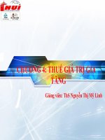 Slide bài giảng về thuế chương thuế giá trị gia tăng