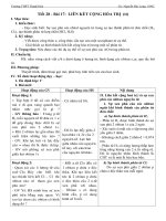 Giáo án Hóa học lớp 10 - Tiết 28 - Bài 17  LIÊN KẾT CỘNG HÓA TRỊ  (tt)