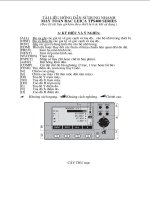 HƯỚNG DẪN SỬ DỤNG NHANH MÁY TOÀN ĐẠC LEICA TPS400 SERIES
