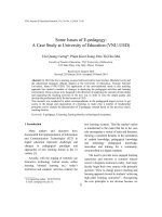 Some Issues of E-pedagogy A Case Study at University of Education (VNU-UED)