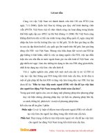 Tiểu luận Đầu tư trực tiếp nước ngoài với vấn đề tạo việc làm cho người lao động Việt Nam trong tiến trình toàn cầu hóa