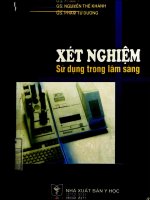 Xét nghiệm sử dụng trong lâm sàng
