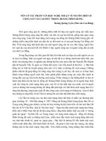 NÊN CÓ TÁC PHẨM VĂN HỌC NGHỆ THUẬT VỀ NGƯỜI CHIẾN SĨ CỘNG SẢN TÀI CAO ĐỨC TRỌNG HOÀNG ĐÌNH GIONG