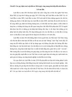 THẢO LUẬN môn LUẬT NÂNG CAO